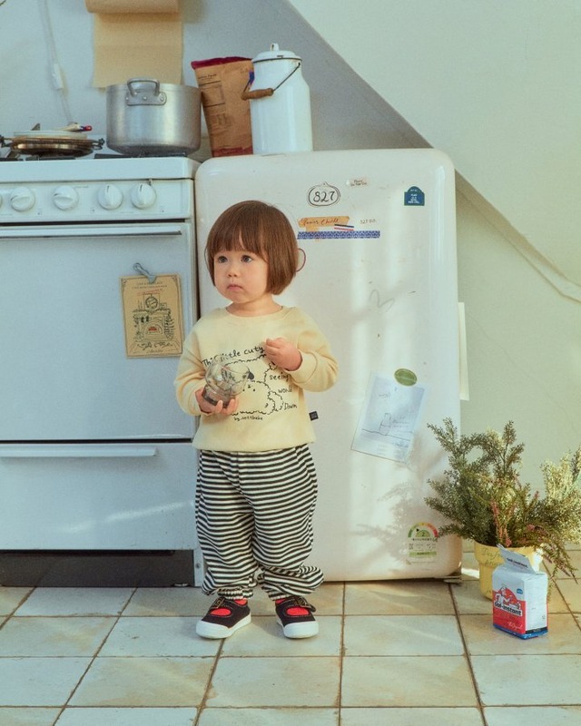 【取寄】oottbebe｜peekaboo set｜いないいないばあ上下セット｜XS-XL｜kids｜26 spring