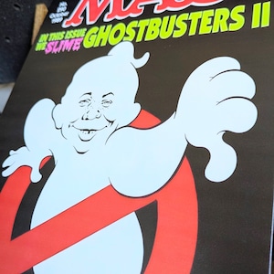送料無料!ちょうどいいブリキ看板 【 MAD / マッド マガジン】『 ゴーストバスターズ 』 アルフレッド・E・ニューマン / METAL SIGN / メタルサイン / ブリキ看板 / サインボード / ビンテージ加工〚アメリカン雑貨 アメトイ〛