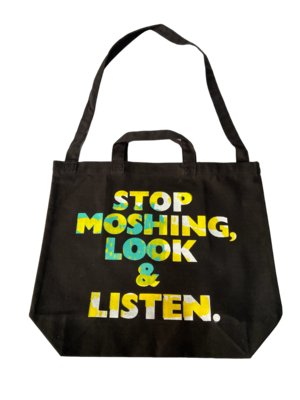 STOP MOSHING SHOULDER BAG *BLACK