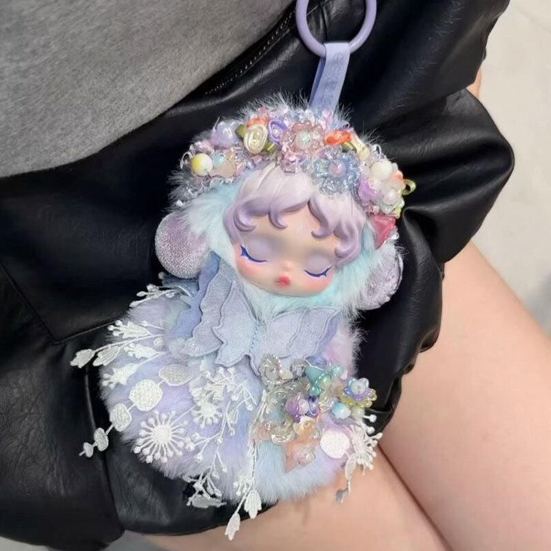 Skullpanda用 ふわふわ フラワー バタフライ ドレス+ヘアバンド