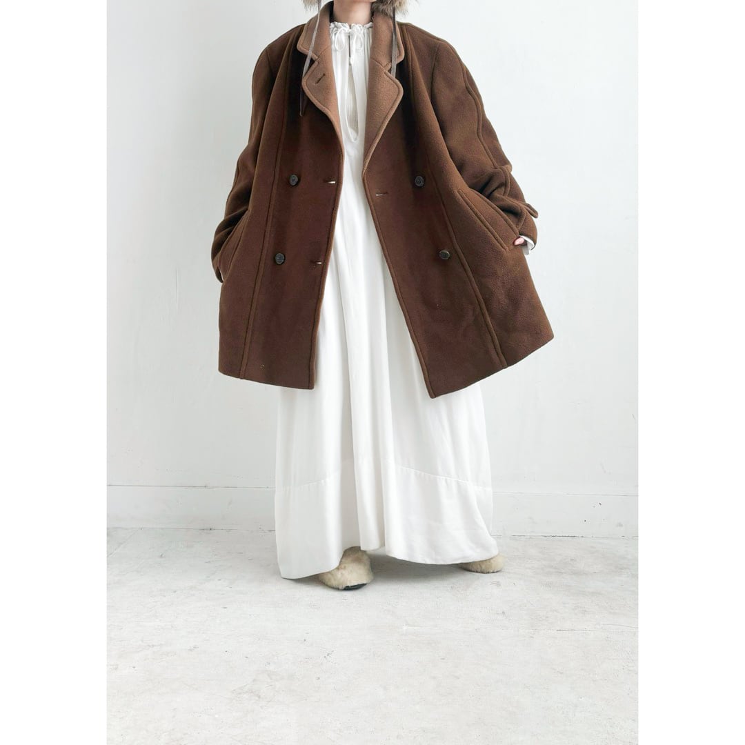 ジャケット・アウター Loose silhouette double tailored jacket over silhouette tailored jacket | en