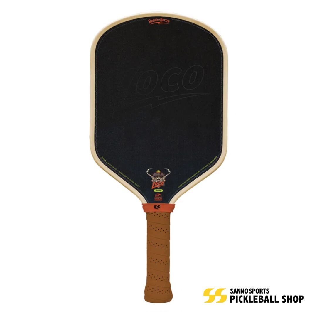 Bread&Butter - Loco 16mm Hybrid Tan Pickleball Paddle ピックルボールパドル