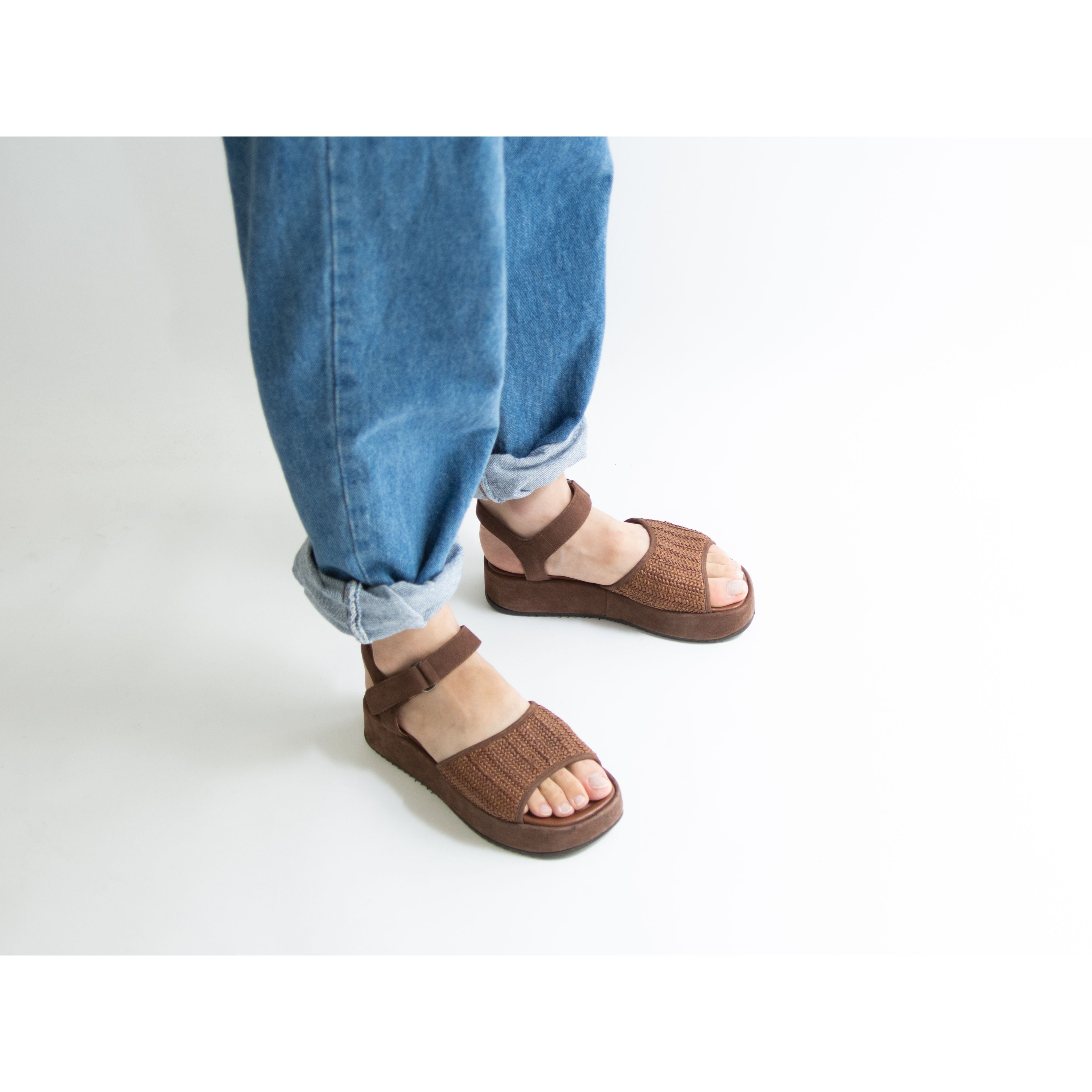 【KENZO】Suede Leather Platform Sandal（ケンゾー スエードレザープラットフォームサンダル）