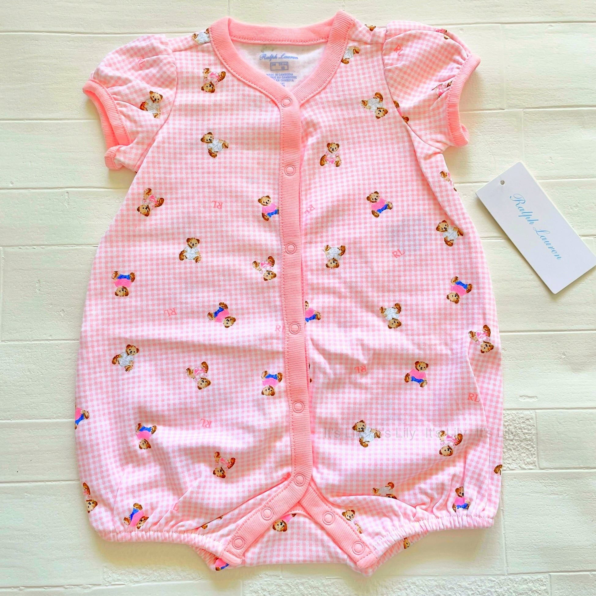 60/70cm】ベビー（女の子）ベア ロンパース POLO RALPH LAUREN | It