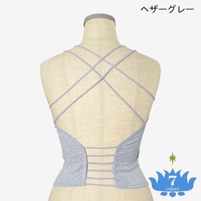 ブラ付きキャミソール　ロータスオム　Camisole with inner bra Lotus Om