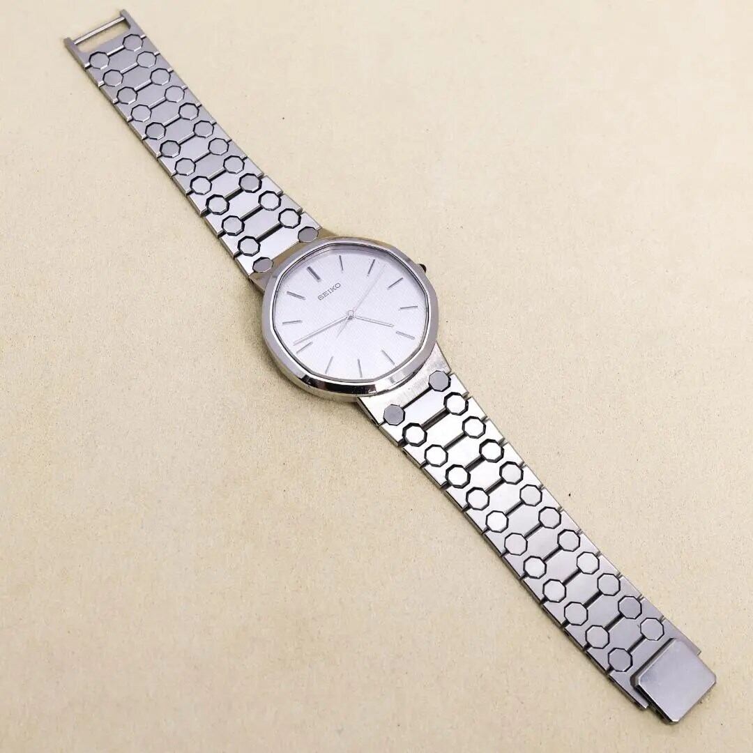 ◇希少 稼働 SEIKO アシエ ジェラルド・ジェンタ 腕時計 新品電池 x  