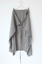 Check wrapped skirt