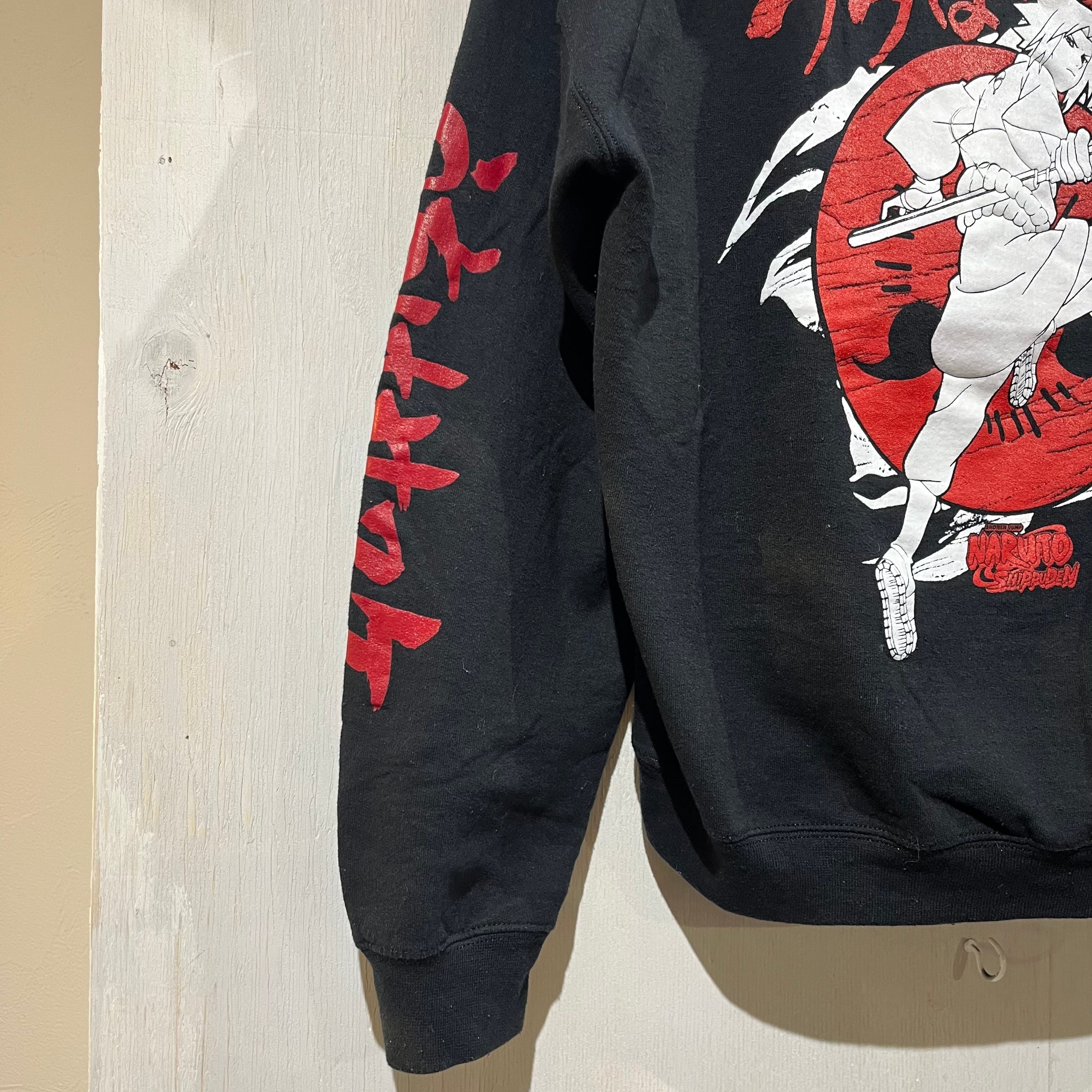 『L』NARUTO ナルト疾風伝 サスケ プルオーバーパーカー パーカー