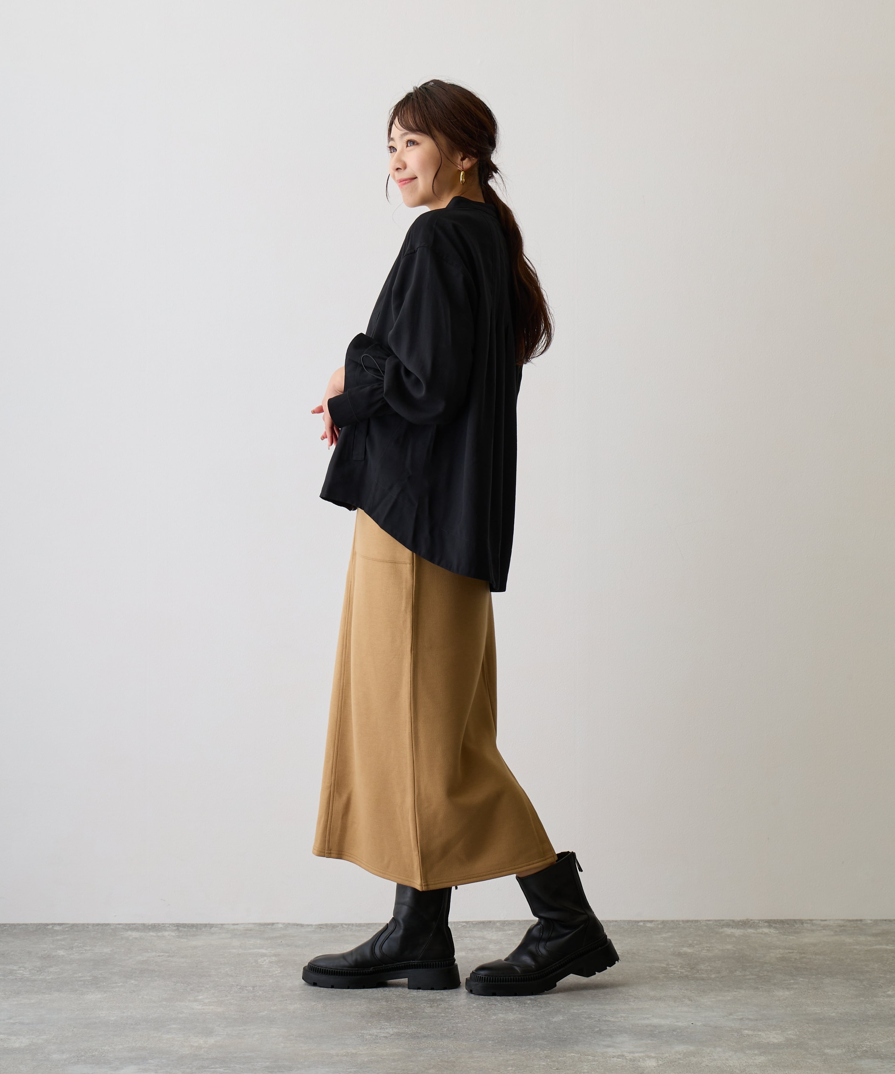 caramel スカート 洗えるヴィンテージサテンスカート｜その他スカート｜ニコル公式通販