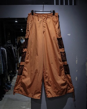 【add (C) vintage】“GHAST” Mesh Pocket Gimmick Vintage Rave Pants
