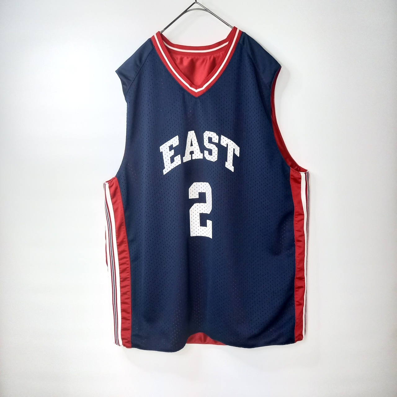 ナイキ　リバーシブル　タンクトップ　ノースリーブ　ゲームシャツ　NBA　刺繍ロゴ