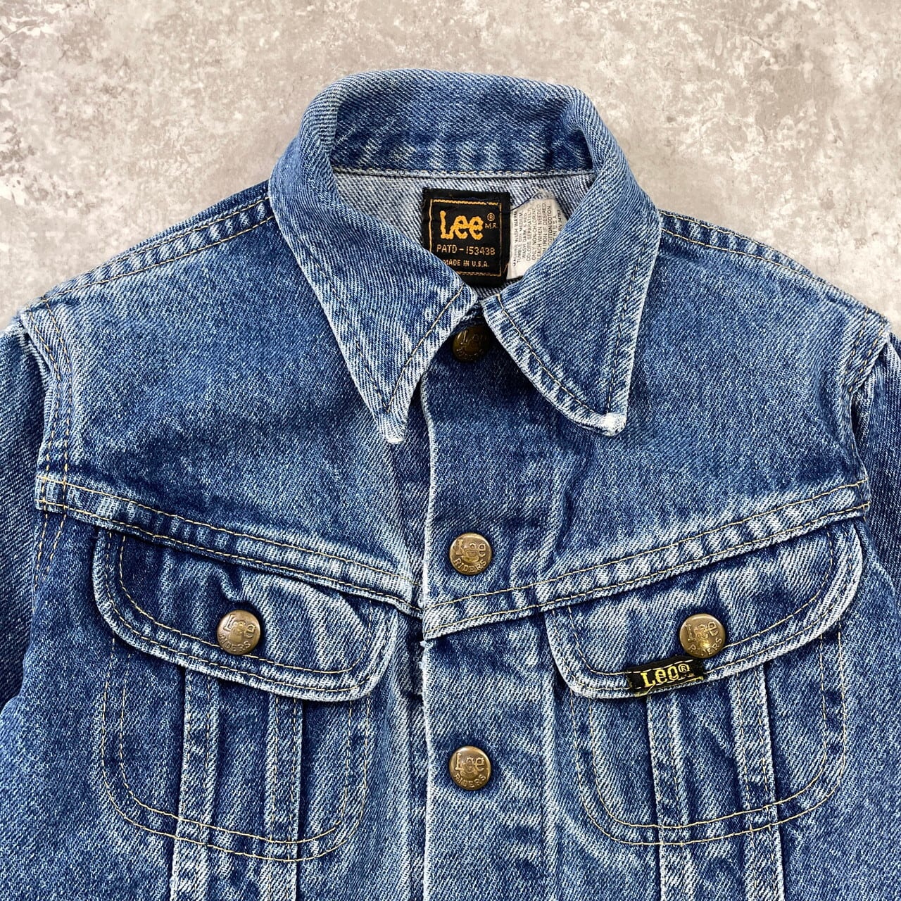 kids】70-80年代 USA製 リー Lee 101J デニムジャケット キッズ 7歳
