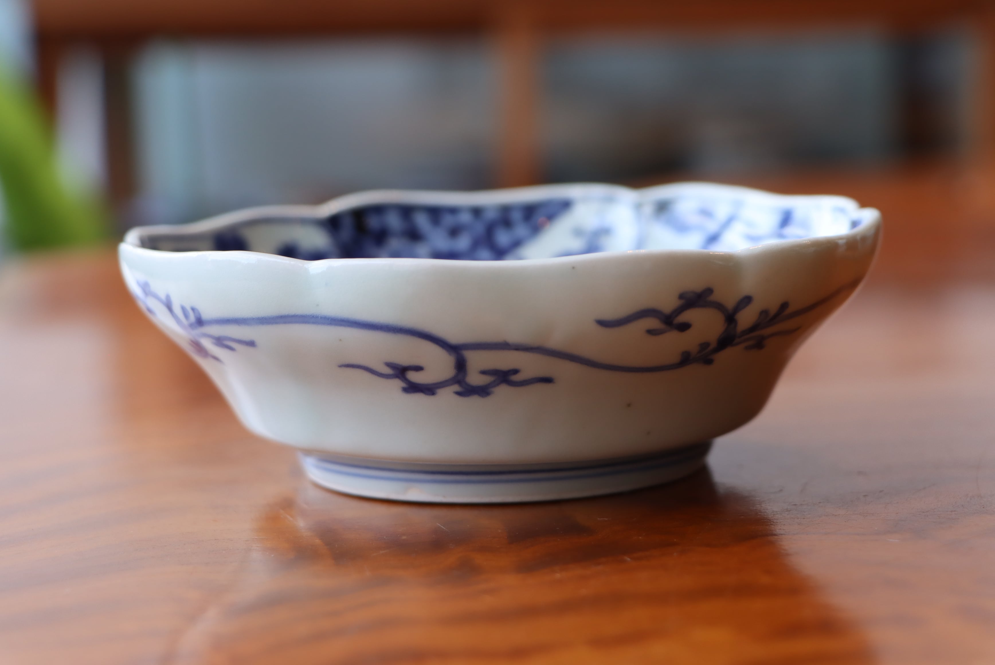 向付 古伊万里 染付 花唐草松竹梅文 | (有)新原美術