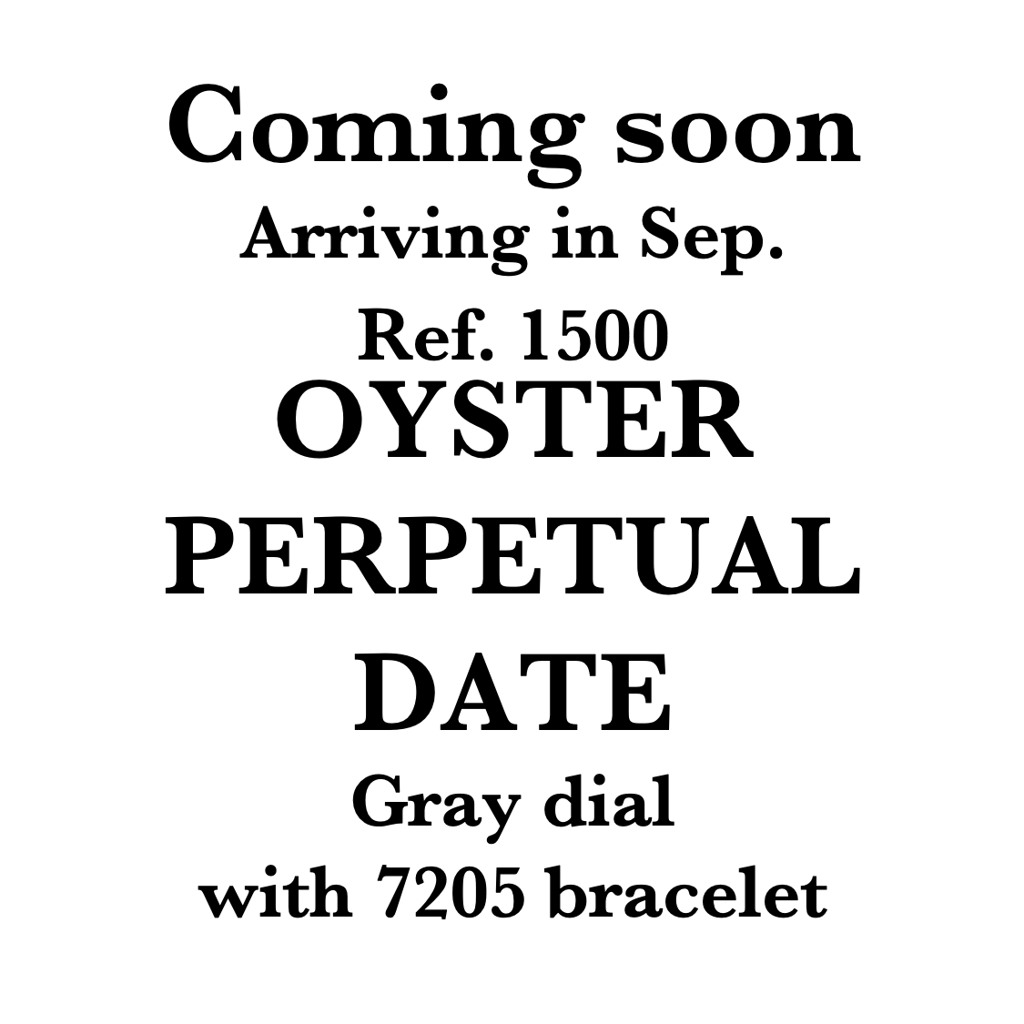 Rolex Oyster Perpetual Date 1500 (2******) Gray Dial