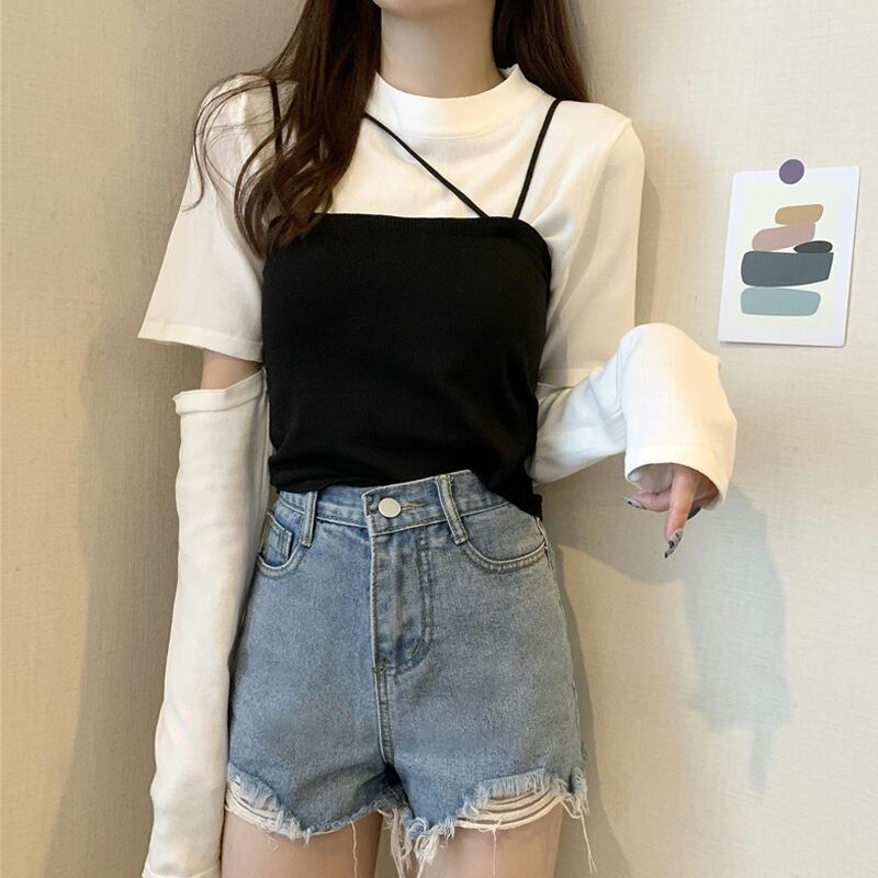 Tシャツ スプリングオータムショート ロング 春物 秋物 試着室51611953849