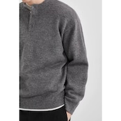 シャツカラー 長袖ニット af0396