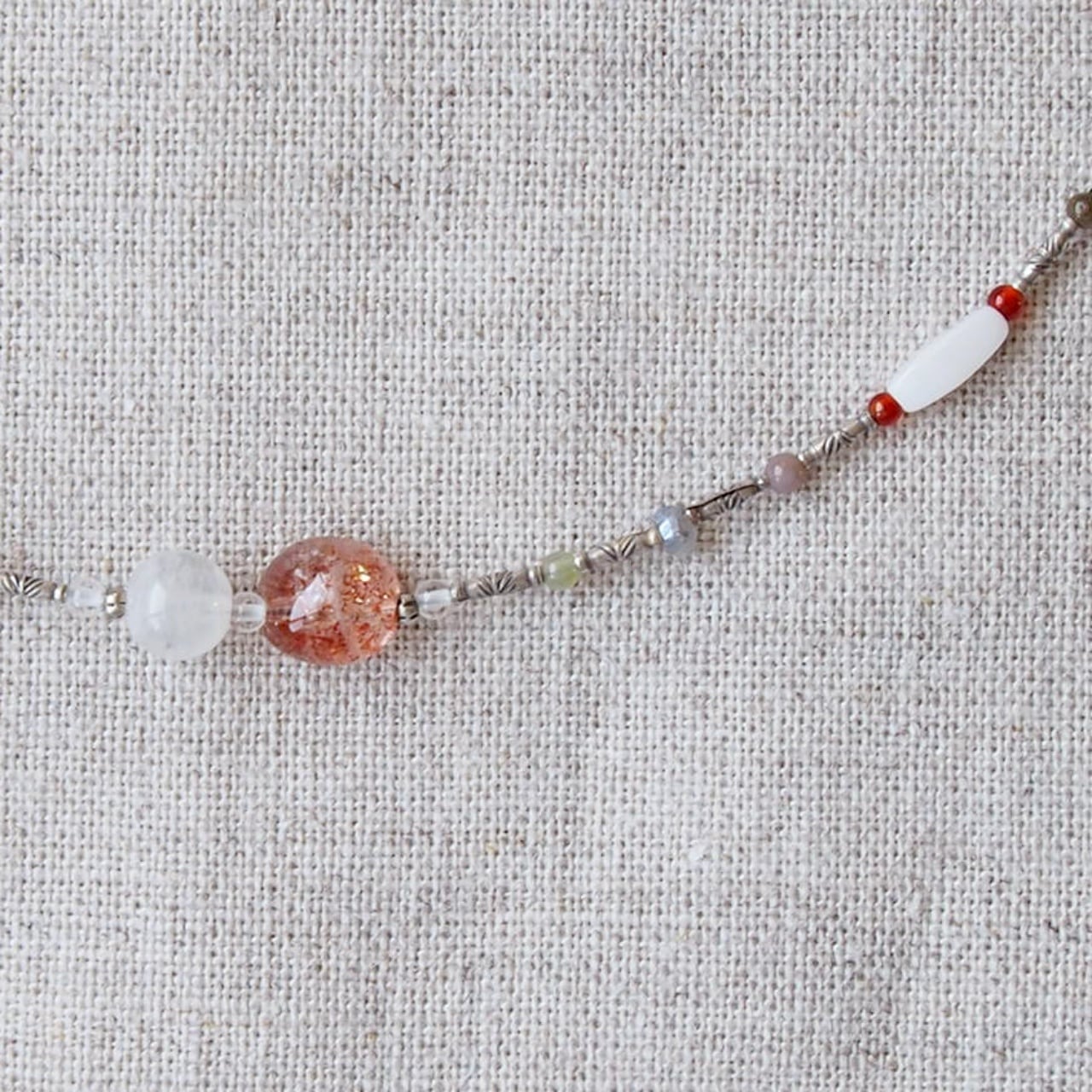 白珊瑚/天然石/ネックレス/カレンシルバー | ChocoRal Jewelry