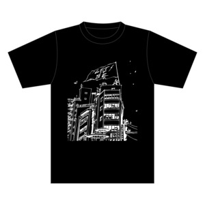 オンラインYOIMACHI Tシャツ ブラック 
