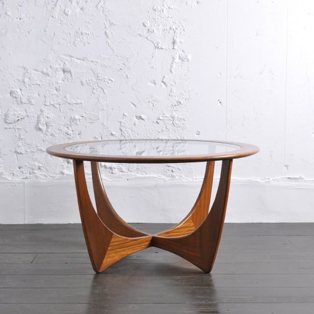 G-PLAN round glass table コーヒーテーブル Coffee Table – transista