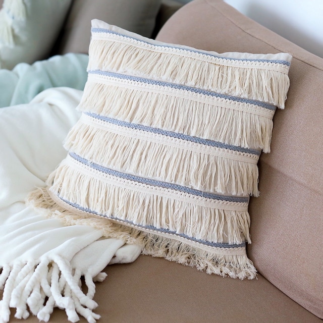 Fringe Cushion Cover