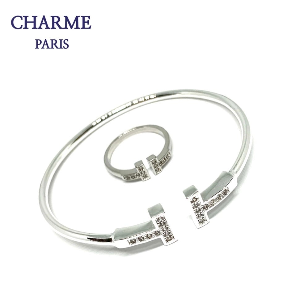 cz diamond T series (silver)
