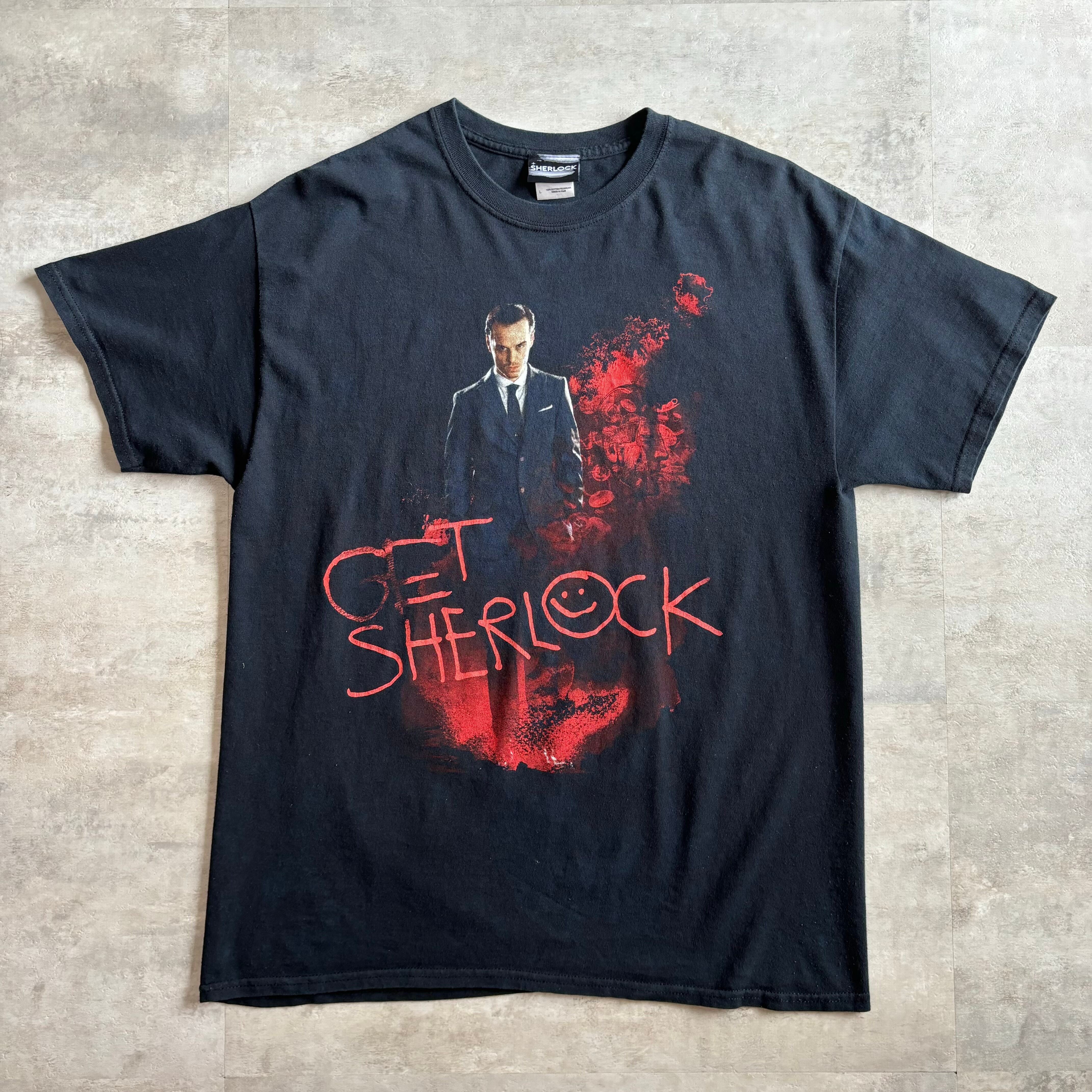 《L size》ムービーTシャツ 映画 SHERLOCK no.3390