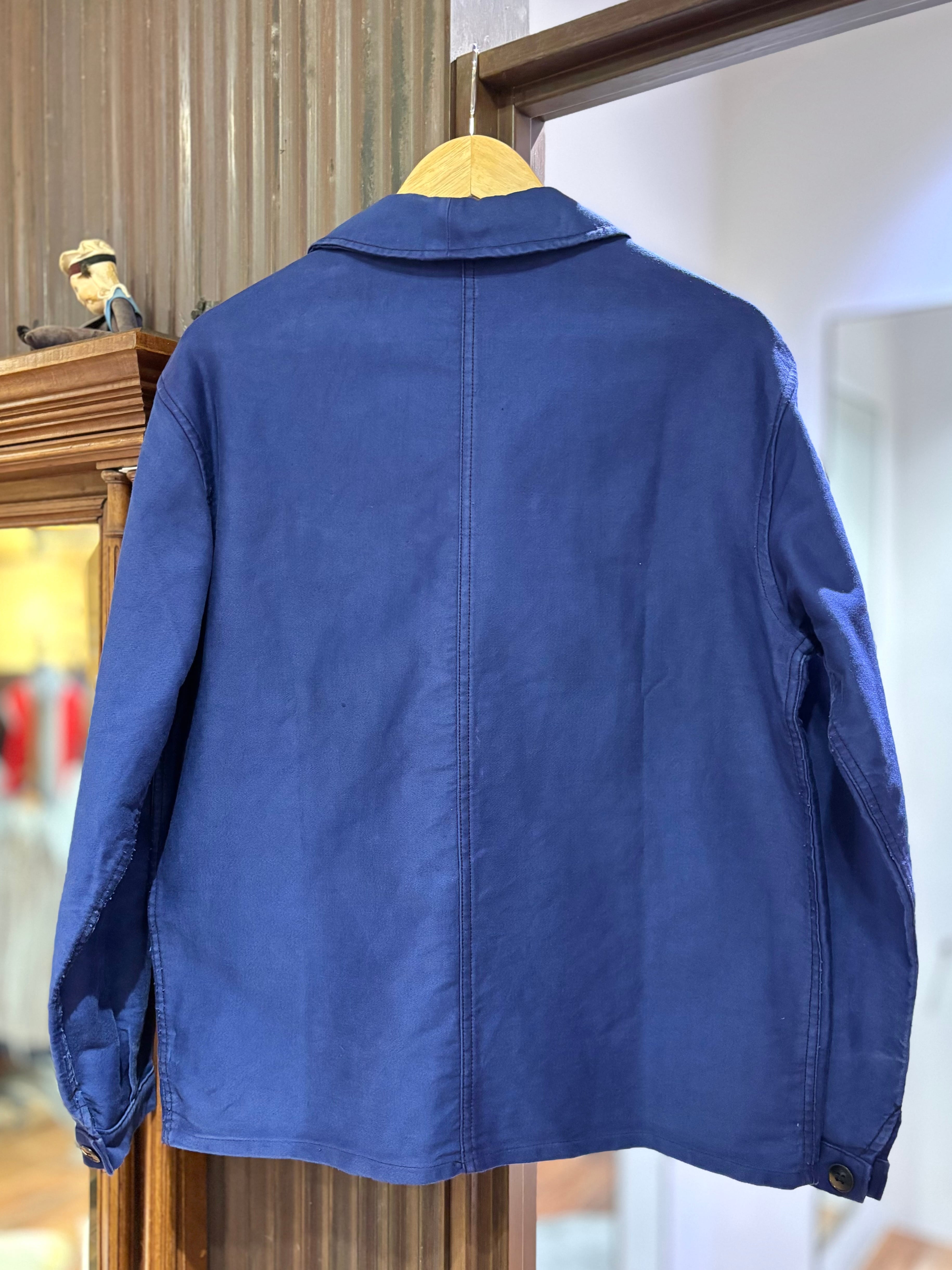OLD AUX DEUX TIGRE BLUE MOLESKIN JACKET | STRAYSHEEP ONLINE