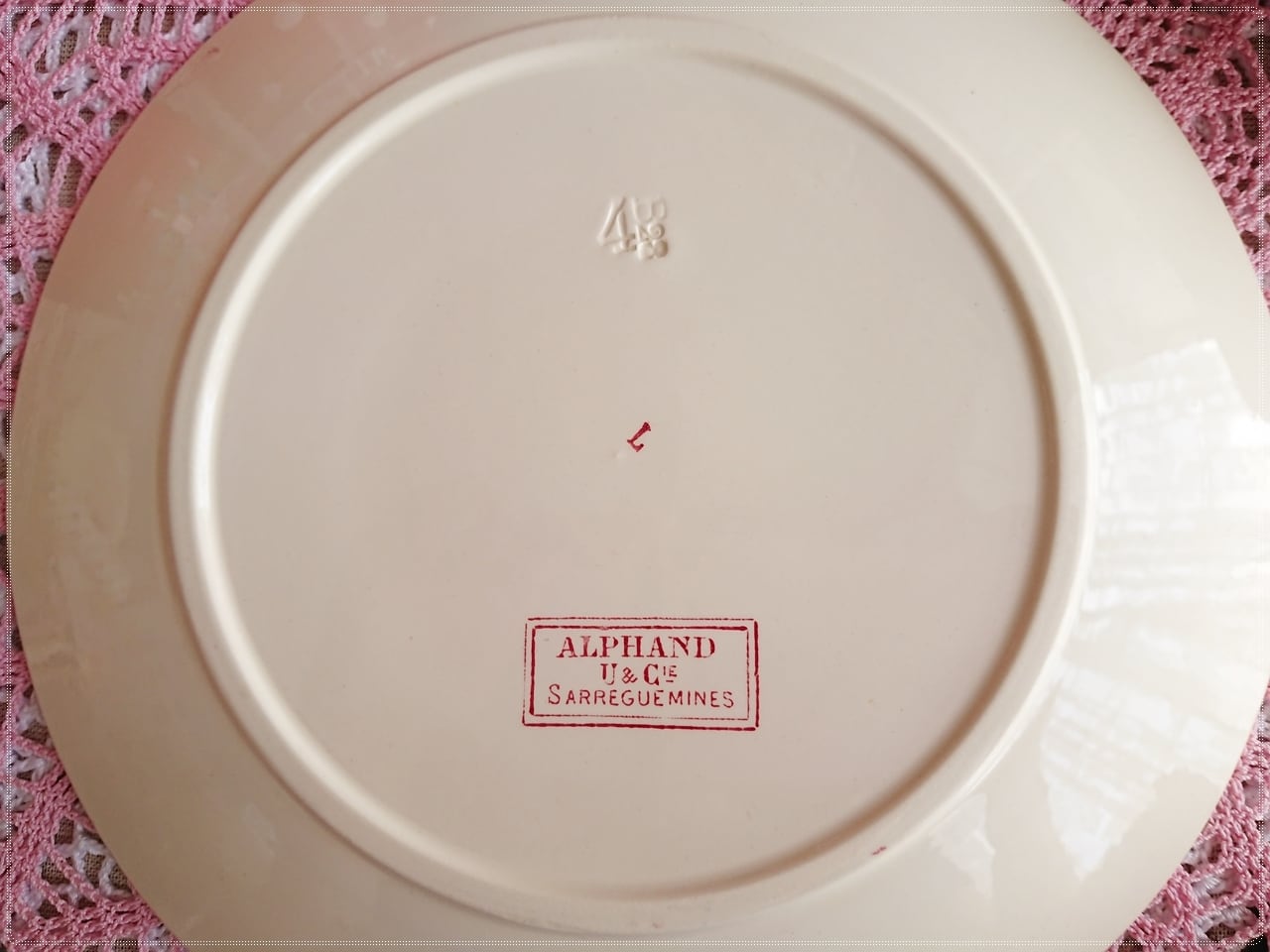 Sarreguemines alphand スーププレート2枚セット 【公式通販】