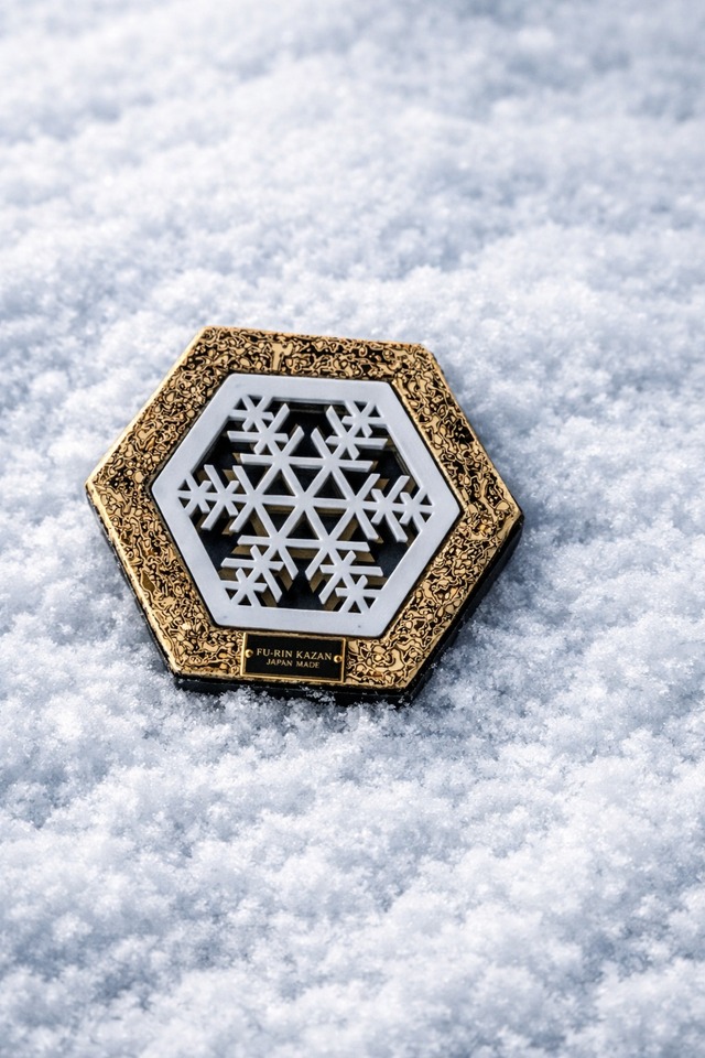 過保護なコースター「カホコ(小)粉雪」ヘキサコースター用コースター 単体使用ok