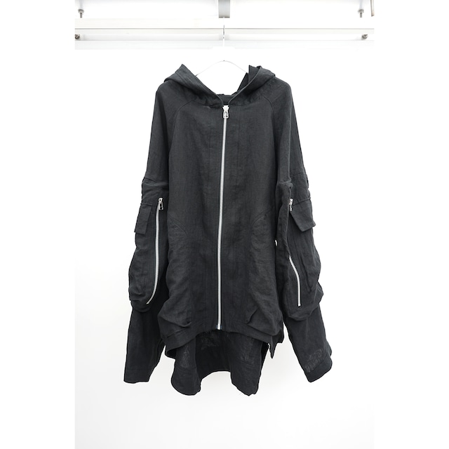 [A.F ARTEFACT] (エーエフアーティファクト) ag-9026 Big Pocket Hoodie Blouson