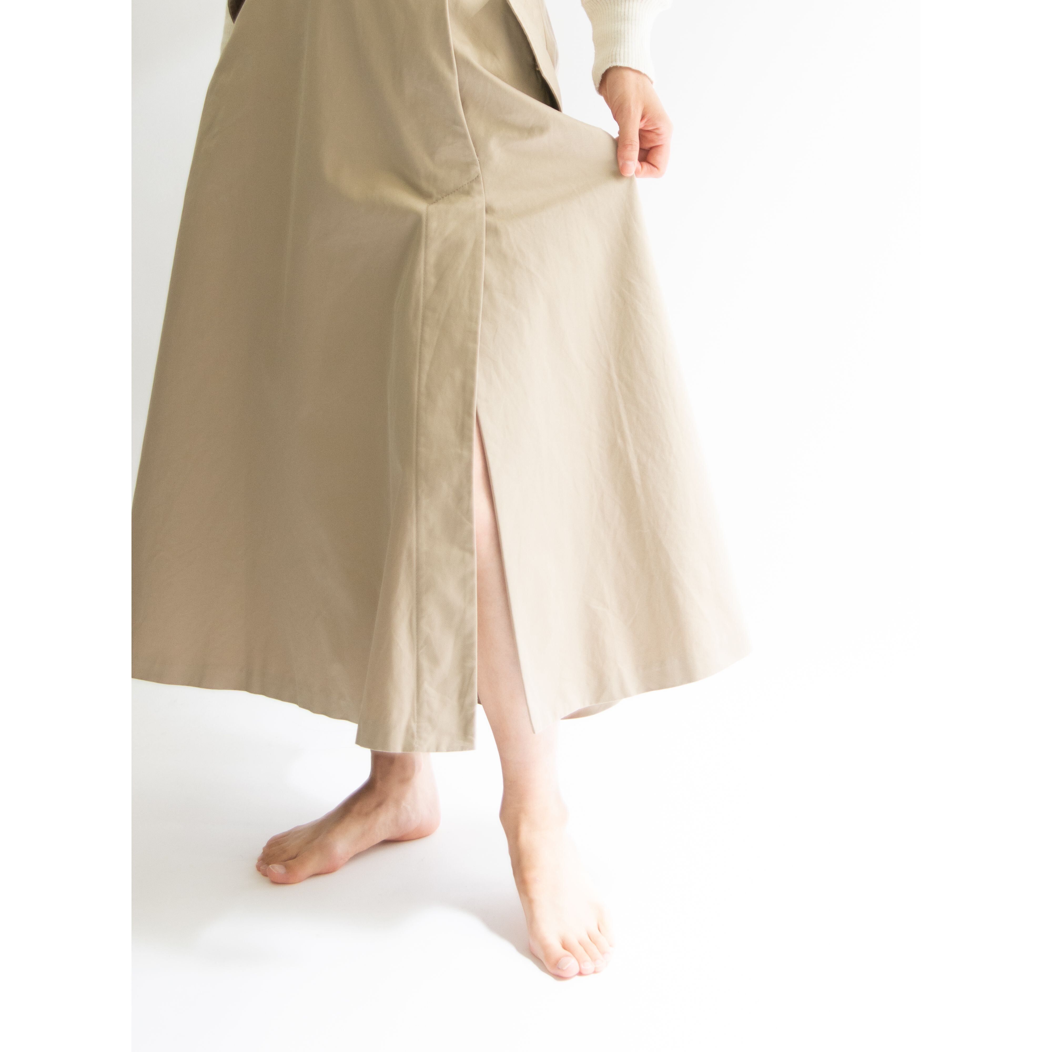 【KEITA MARUYAMA】Made in Japan 100% Cotton Military Skirt（ケイタマルヤマ 日本製コットンミリタリースカート）