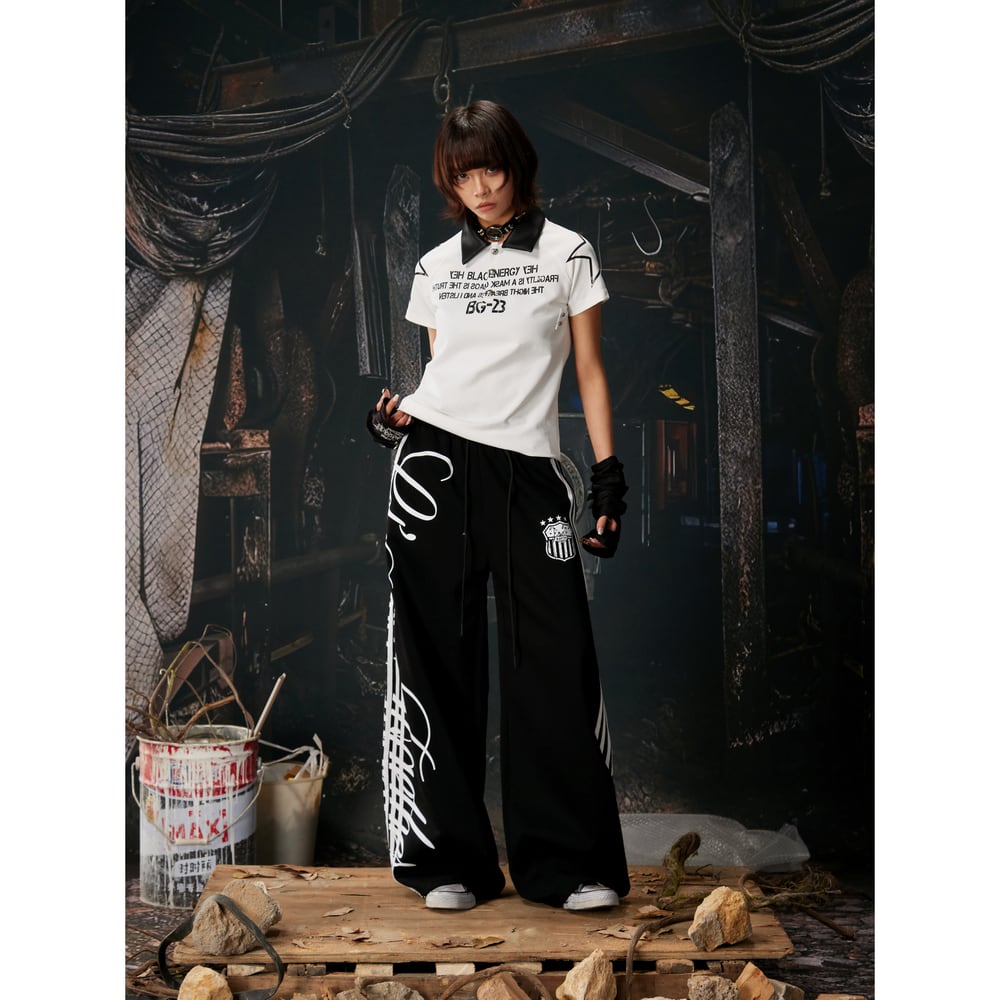 VINTAGE ストリート グラフィティライン スウェットパンツ P440 | wshot