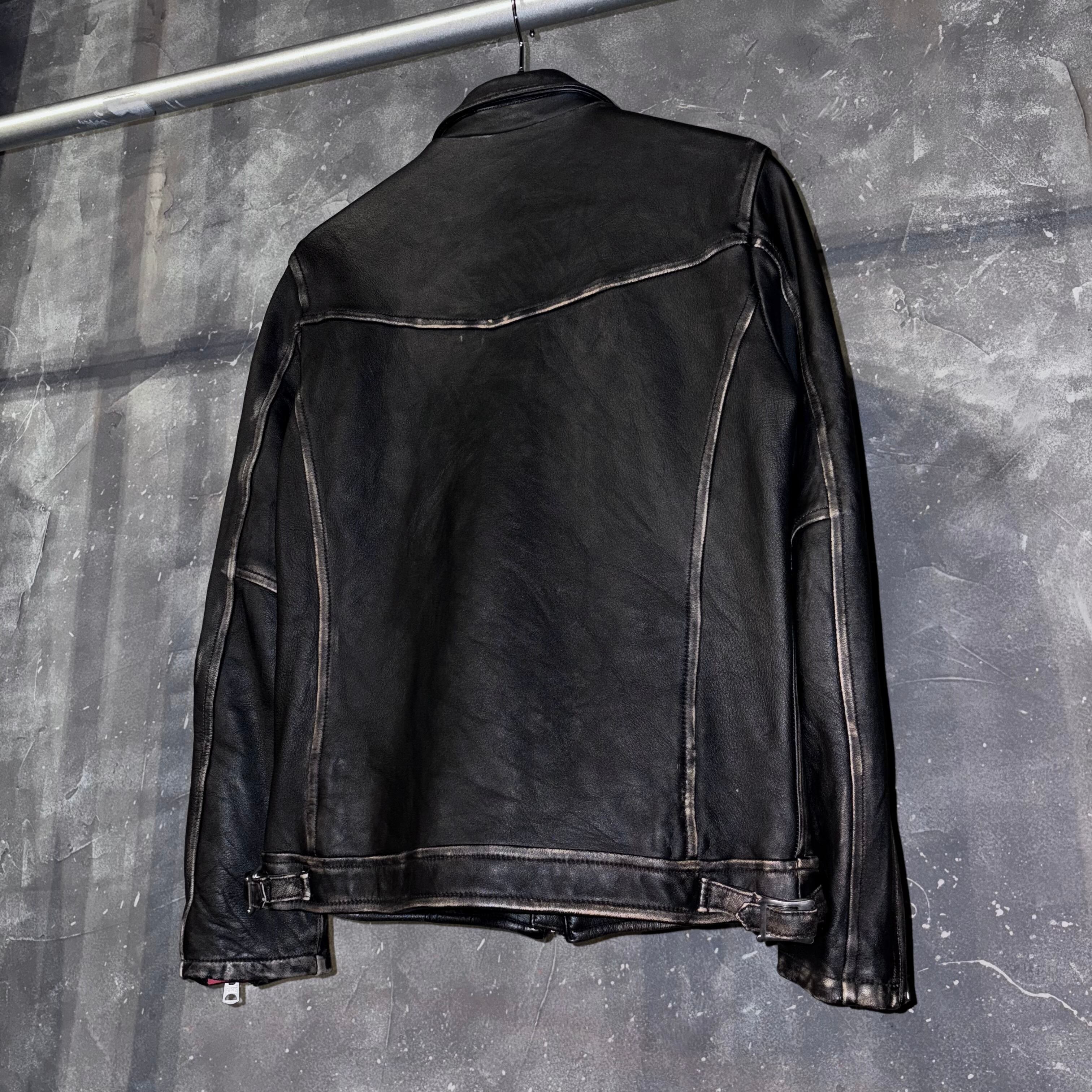 JACKROSE double zip lamb leather jacket | LeeLoo Koenji