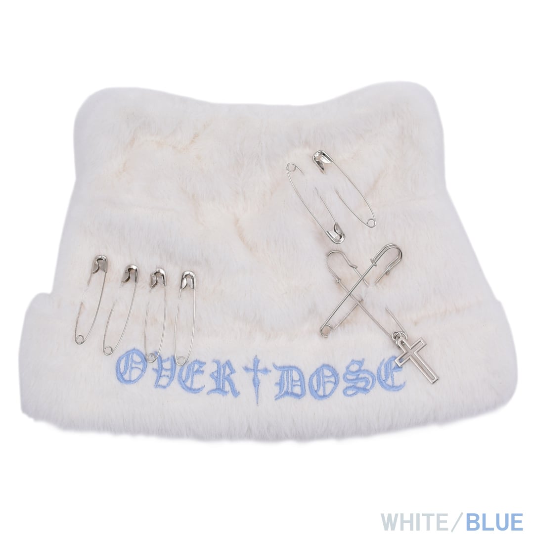 新品 女性用 WABISABI SM COLON HAT ラビットファープレーン RABBIT FUR FEDORA（ラビットファー フェドラ）SH401 ブラック