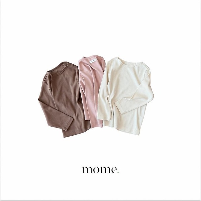 【取寄】MOME デイリーリブTシャツ｜秋服｜韓国子供服｜ 26/AT