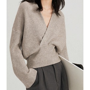 リブカシュクールニット K0381