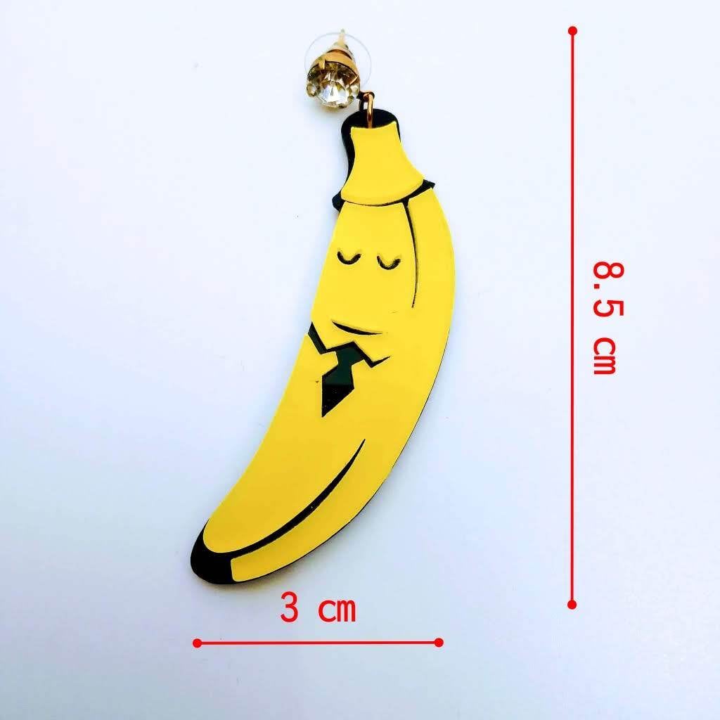 バナナマン ピアス バナナ フルーツ アクセサリー ピアス 大人かわいい