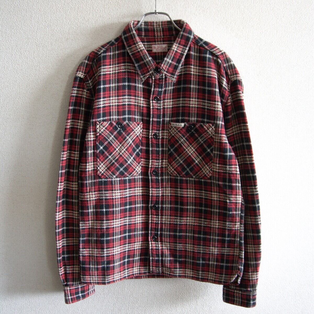 23AW/美品】AURALEE【SUPER LIGHT WOOL CHECK SHIRT A23AS01LC】3