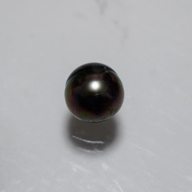 大粒 バロック黒蝶真珠 1粒 10.5~12.5mm 片穴 無穴 タヒチパール ラウンド ピーコック系 グリーン