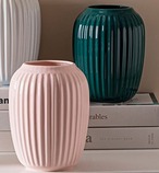 花瓶 フラワーベース セラミック 一輪挿し おしゃれ 置物 かわいい シンプル 花器 インテリア ホームデコ オシャレ 置き物 オーナメント クリエイティブ 陶器 ドライフラワー 造花 花入れ 円柱形 かびん ピンク グリーン 2種類 大
