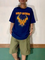 00's Harley-Davidson Print T-Shirt 【XL】