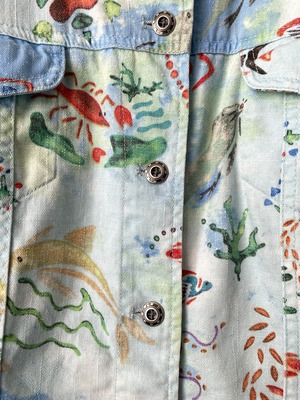 Sea creature shirts jacket