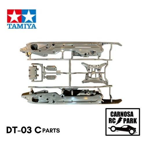 【TAMIYA タミヤ】DT-03 Cパーツ シャーシー[19000626-000]