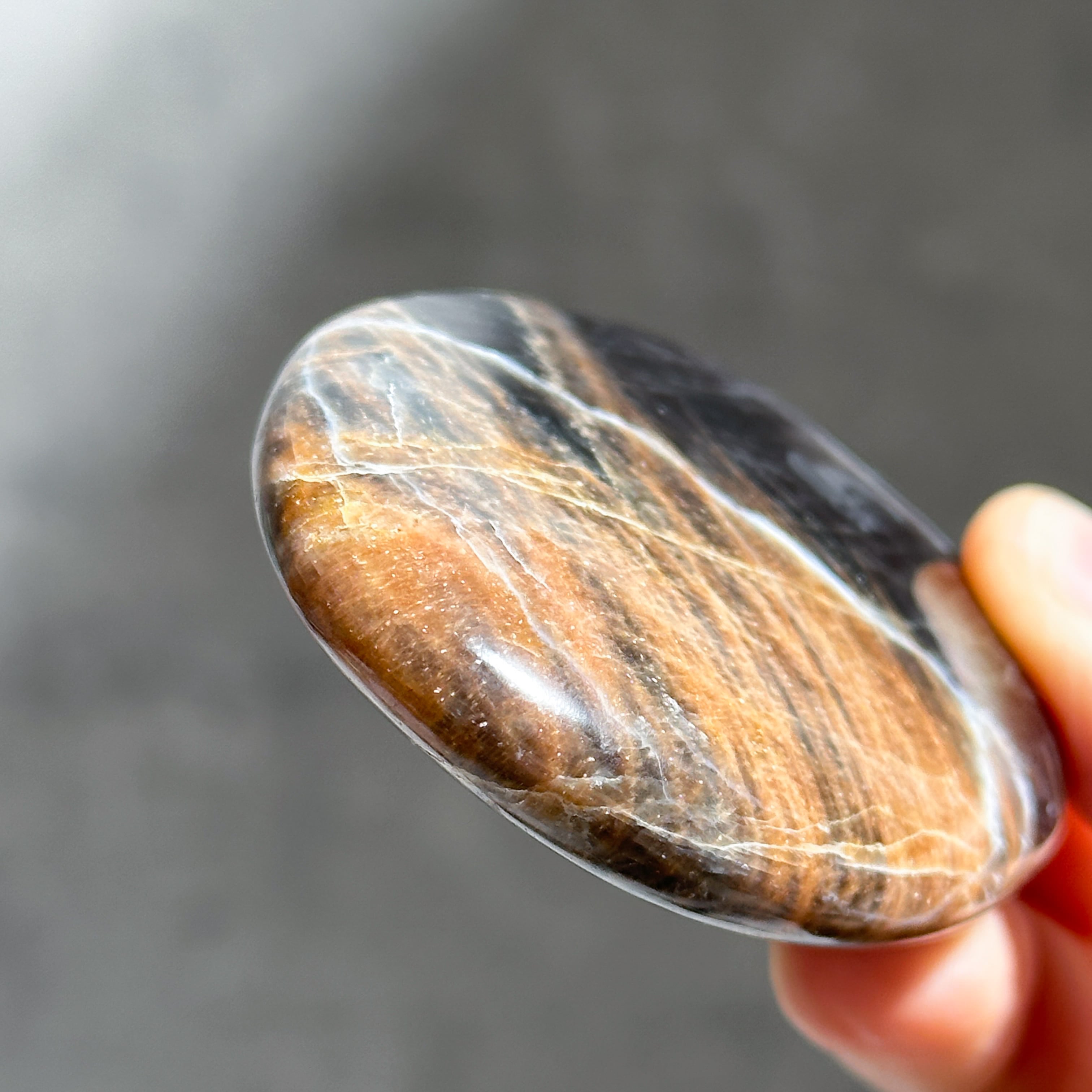 29☆❁¨̮プロフお読みください✧︎*。様　高品質　ブラックムーンストーン　パーム 29☆❁¨̮プロフお読みください✧︎*。様 高品質 ブラックムーン