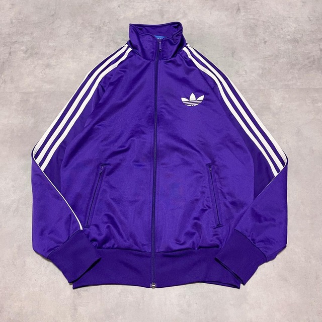 アディダス トラックジャケット ファイヤーバード 古着 刺繍 S 紫 16277