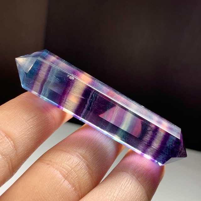 D5.透明☆グラデーションフローライト ダブルターミネーテッド