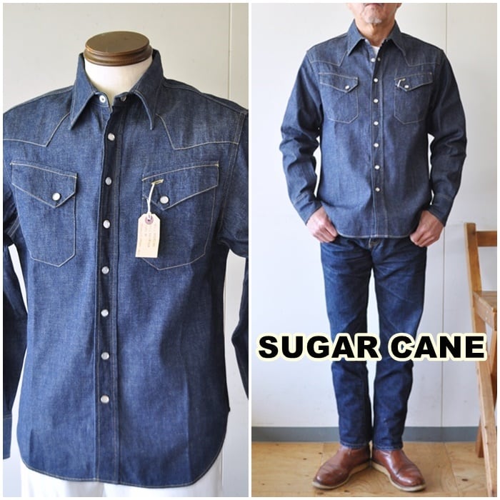 sugarcane シュガーケーン デニムウエスタンシャツ 28190 東洋 ...