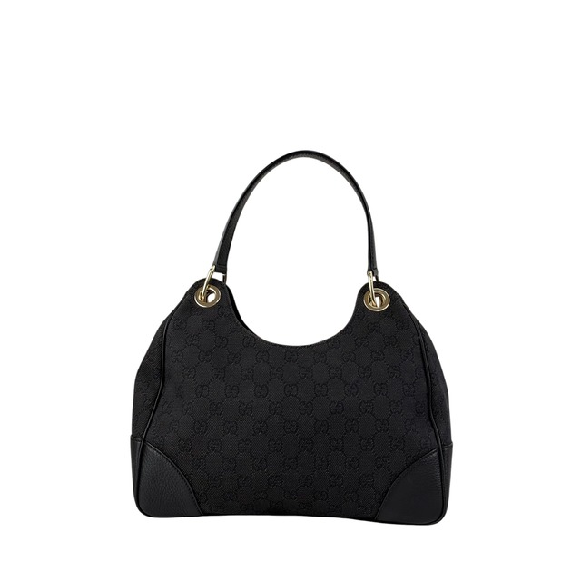 GUCCI グッチ GG ショルダーバッグ ブラック キャンバス レザー ワンショルダー vintage ヴィンテージ オールド 2wjvts
