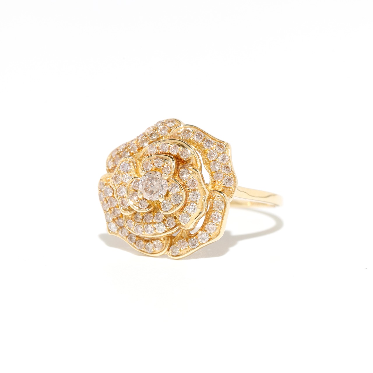 ダイヤモンド デザイン リング K18 / 0.500ct