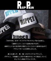 ◆RIPPER ロゴ メッシュキャップ◆RP-26001